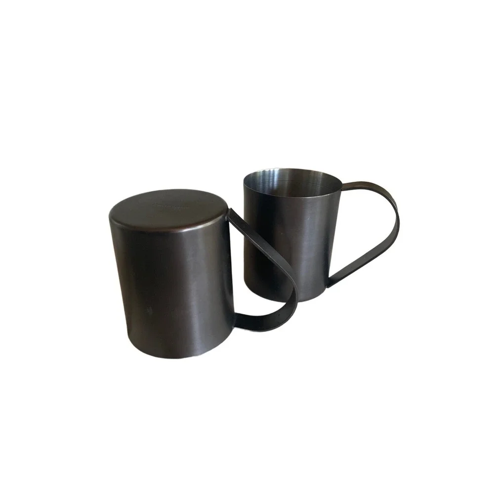 Set of 2 Crofton Bronze 16 oz Cup Cocktail Set Metal
